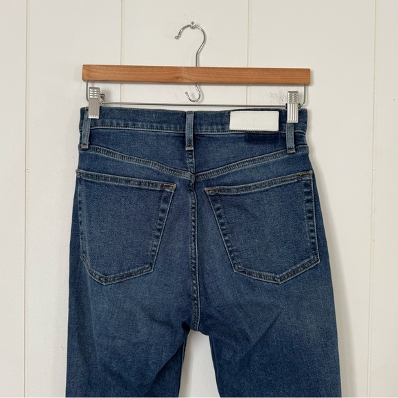 RE/DONE Originals 90s High Rise Ankle Crop in Dark 1 Size 26 - Picture 5 of 10